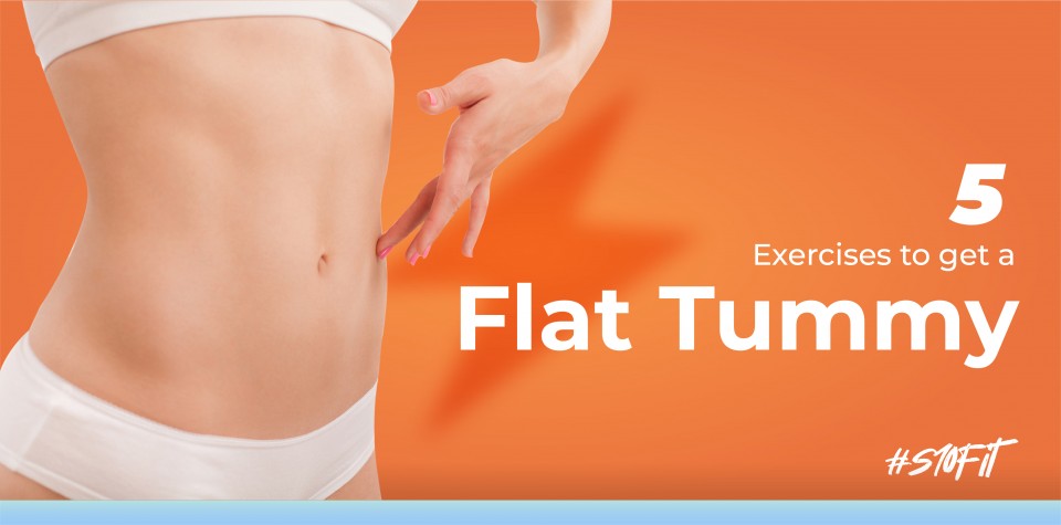 5 exercises to get a flat stomach  