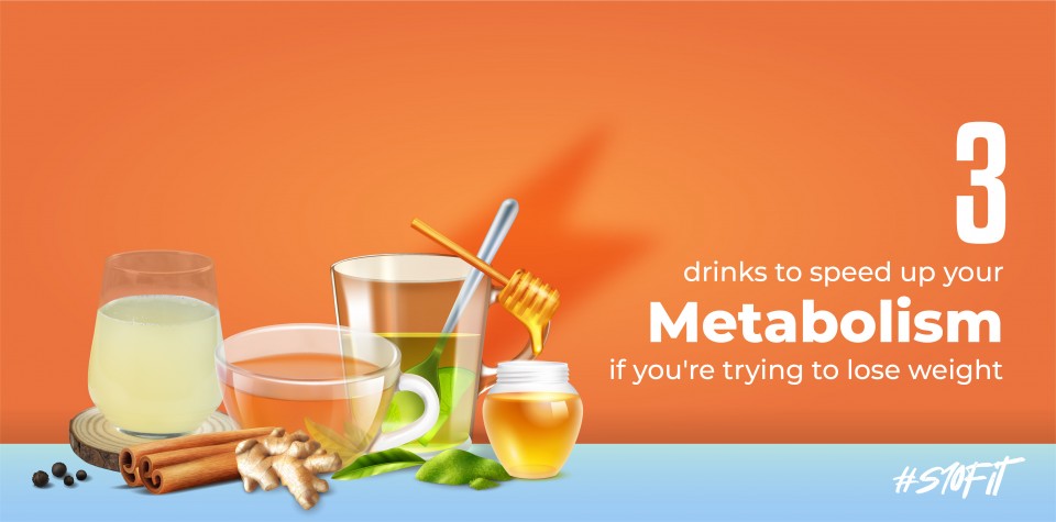 Three drinks to speed up your metabolism if you're trying to lose weight