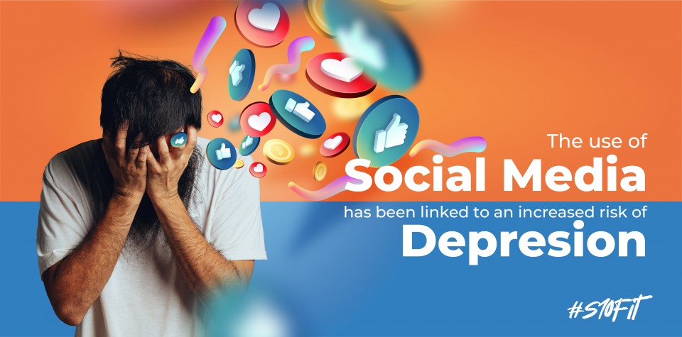The use of social media has been linked to an increased risk of depression