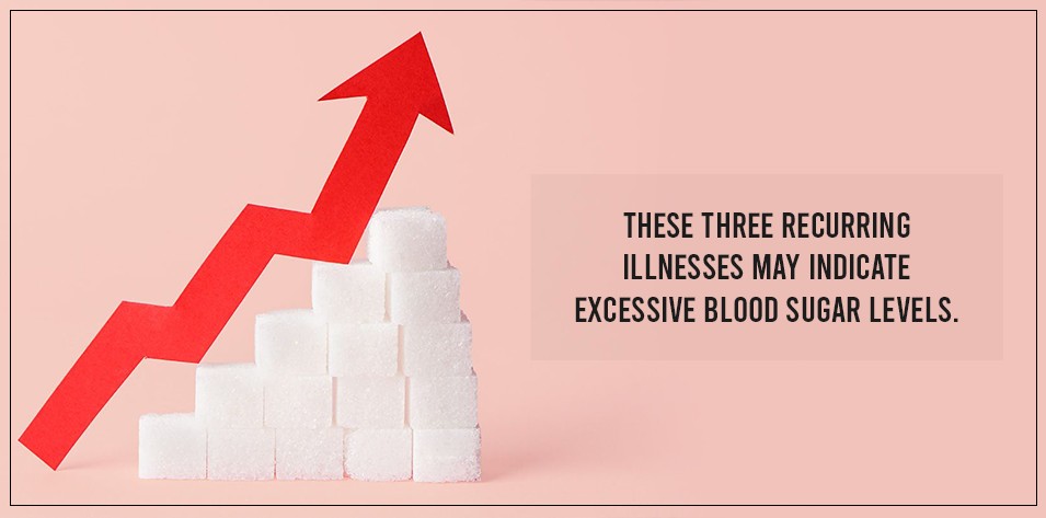 These three recurring illnesses may indicate excessive blood sugar levels