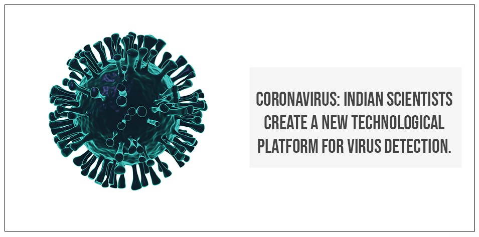 Coronavirus: Indian scientists create a new technological platform for virus detection.  
